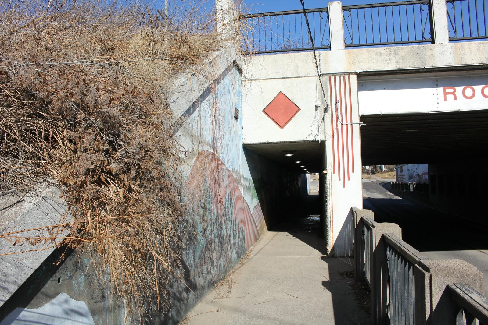 West abutment